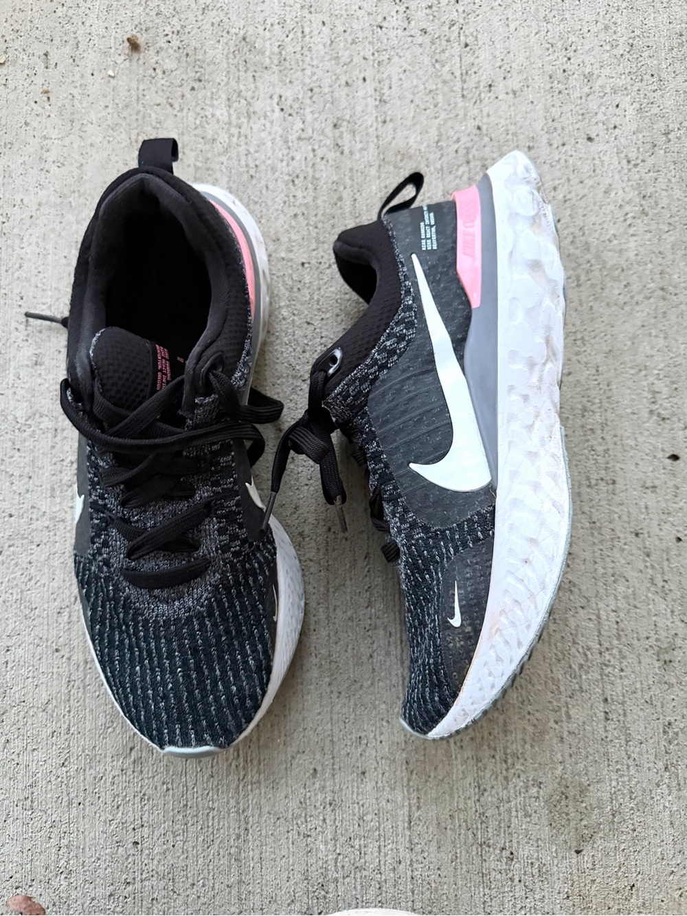 Nike Men's React Infinity Run Flyknit 3 Sneakers Size 9.5